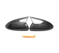 Upgraded Carbon Fiber Side Glass Housing Against Fade Texture Exterior Trim Car Glass Accessories Pair For MK7 High Gloss Carbon Pattern Shell