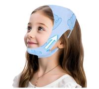 Upgraded Chin Strap for Sleeping - Anti Snoring Device Designed for Kids, Teens, and Petite Adults, Soft, Comfortable, Breathable & Reusable (Blue Cartoon)