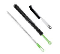 Upgraded Cleaning Brush Kit - 3-Piece Set, Flexible Drain Brush, Crevice Brush with Nie, Ideal for Kitchen, Bathroom, Toilet, Vent Scrubber