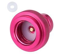 Upgraded CO2 Gas Cylinder Quick Adapter, Compatible with DUO/Terra/Art Soda Stream Maker Valve Refill Connect Accessory with TR21-4 Male Thread (Pink)