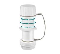Upgraded Cooler Drain Plug Replacement Parts, Stainless Steel Threaded Drain Plug with Tethered Cap, Compatible with Igloo 50-165 Qt Coolers