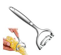 Upgraded Corn Peeler, 304 Stainless Steel Corn on the Cob Stripper Tool, Corns Peeler Cob Stripper Tool, Heavy-Duty Kitchen Gadget Tools for Fresh Sweet Corns (Silvery 1pcs)