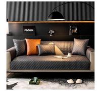 Upgraded Couch Covers- Waterproof Couch Cover, Anti-Slip Sofa Slipcovers for Leather Or Fabric Couch Cushion, Comfortable Furniture Protector for Family with Pets& Kids, Simple& Modern Style(43.3*70.8