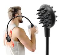 U Scratch Back Scratcher (Black) U-Shaped Lazy Man Backscratcher - Newly Upgraded Back Scratcher for Men Women, Innovative Ergonomic Design, No Arm Lifting, Effortless, Extendable Itch Relief Tool