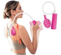 Upgraded Curved Back Scratcher for Women Men, 360° Flexible Bendable Foldable Back Scratcher Extendable, Telescopic Back Scratchers, Backscratchers for Adults Elderly Seniors, Gifts for Women (Pink)