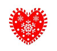 Upgraded Cute Snowflake Ornaments Metal Snow Flakes- Ornaments Heart-shaped Snowflake For Winter Christmas Tree 3 Styles Christmas Tree Decorations