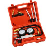 Upgraded Cylinder Leak Down Tester Kit, Gasoline Engine Compression Tester Fuel Pressure Gauge For Car Automotive Truck Motorcycle Cylinder Leak Detector