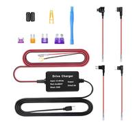 Upgraded Dash Cam Hardwire Kit, Type-C USB Rear Hard Wire Kit Universal Dash Camera Charger Power Cord 12V-24V to 5V with Low Voltage Protection 13ft for Dashcam GPS Power Supply Radar Detectors