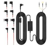 Upgraded Dash Cam Hardwire Kit, USB Type C Dash Cam Hard Wire Kit 12V-24V to 5V Wiring Kit, 3.5meter Dash Cam Charger Power Cord with Low Voltage Protectio for Dashcam GPS Power Supply Radar Detectors