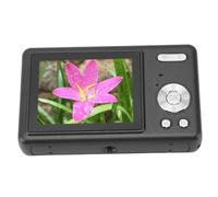 Upgraded Digital Camera, 12MP 1080P 16X Zoom Auto Focus Portable Compact Digital Camera with 2.4in TFT Screen for Student Vlog Travel Photography (Black)
