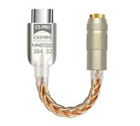 Upgraded Digital Sound Amplifier CX31993 MAX97220 Chip Type C 3.5mm HiFi Adapter 32Bit/384kHz Headphone Adapter Type C To 3.5mm Adapter