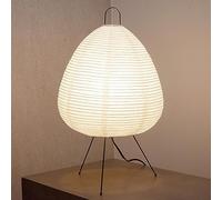 Upgraded Dimmable Japanese Style Paper Lantern Light • Cozy Japandi Off White Lamp