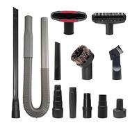 Upgraded Dryer Lint Vent Cleaner Kit & Vacuum Attachments Brushes Compatible with Shop Vacs 2-1/4'' 1-7/8'' 1-3/8'' 1-1/4 Inch- Flexible Vacuum Crevice Attachment Tool for Shop Vac Accessories