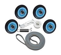 Upgraded Dryer Repair Kit Compatible with Samsung Dryer Includes DC97-16782A Drum Roller DC93-00634A Idler Pulley 6602-001655 Belt Replace AP5325135 AP4373659 PS4221885 PS4133825 AP6038887
