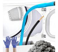 Upgraded Dryer Vent Cleaner Kit: Universal Vacuum Hose Attachment for Lint Removal Fits All Vacuums Cleaner Vacuum Hose With Brush Lint Brush Gloves