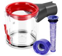 Upgraded Dust Bin with Pre/Post HEPA Compatible with Dyson V7 V8 Canister