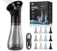 Upgraded Ear Wax Removal, Electric Ear Cleaner with One-Piece Waste Tank, Safe & Effective Earwax Removal Kit for Adults & Kids, Adjustable Water Pressure,12 Replaceable Nozzles, LED Display, IPX7