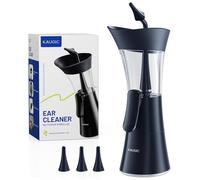 Upgraded Ear Wax Removal Kit, Manual Ear Cleaner, Effort-Saving Button, One - Hand Operation, Safe & Effective Ear Cleaning Kit for Home Use, Blue