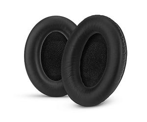 Upgraded Earpads for Bose QC15 & QC2 Replacement Ear Pads, Faux Leather & Real Memory Foam, Long Lasting, Also Fits QuietComfort 15, 2, Ae2, Ae2i, Ae2w, SoundTrue & SoundLink, Black By Brainwavz