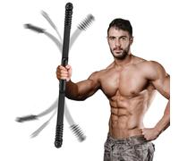 Upgraded Elastic Fitness Bar for Workout,Physical Therapy Equipment For Exercise Vibration Training,Integrated Stretching Fat Burning Mobility Stick,Strength Rehabilitation Resistance In Home Gym