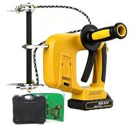 Upgraded Electric B-eehive Frame Shaking Machine, with 9 Speeds, Wireless B-ee Shaker Lithium Battery Electric B-ee Shaker Rechargeable Brushless Motor B-ee Remover(Yellow,1*Battery)