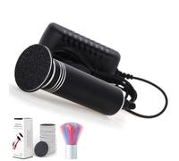 Upgraded Electric Callus Remover for Feet 1200RPM, Adjustable Speed Professional Electric Foot Sander Foot Grinder Heel File Pedicure Tool for Women Men Cracked Dead Skin, 60 Sandpaper Discs, Black