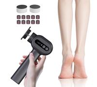 Upgraded Electric Callus Remover for Feet - Professional Electric Foot File Tool, Adjustable Speed Foot Sander Foot Grinder for Dead Skin and Calluses, with 20 Sandpaper Discs (Black)