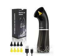 Upgraded Electric Ear Cleaner,Earwax Removal with 250ML Dual Water Tank Design,4 Water Pressures for Powerful Cleaning,8 Soft Earbuds,Type-C Charging,IPX7 for Safe and Effective Earwax Flushing(Black)