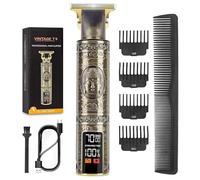 Upgraded Electric Hair Trimmer & Shaver for Men - LCD Display, Precision Grooming Kit