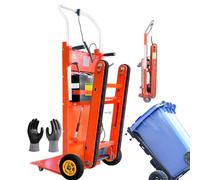 Upgraded Electric Stair Climbing Hand Trucks Dolly Cart/Heavy Duty Stair Climber 600w/800w/1200w, Thick Track Design,Intuitive Panel Control,With A Pair Of Gloves load-bearing440lb