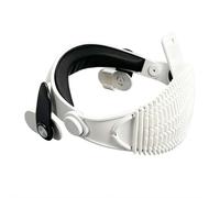 Upgraded Elite Headband for Meta Quest 3 / 3S - Lightweight Comfort Strap with Adjustable Fit, Reduces Facial Pressure & Enables Lying Flat Use (White)