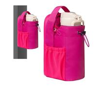 Upgraded Enhanced Magnetic Gym Bag for Men and Women - Small Magnetic Sling Bag with Water Bottle Holder for Workout, Travel and Sports(Rose Red), Rose Red, S, Gym
