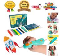 3Doodler Essentials 3D Pen Set for Kids, Easy to Use, Learn from Home Art Activity Set, Educational STEM Toy for Boys & Girls Ages 6+