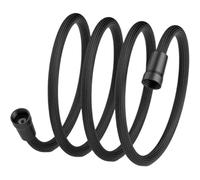 Upgraded Explosion-Proof Braided Shower Hose, 2025 New Portable Shower Hose, Handheld Long Flexible Shower Hoses, Head Replacement, for Bathing and Toilet Cleaning (Black-2M)