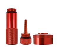 Upgraded Extended Run Cap with Brass Hose Fitting 3pcs / Set Oil Leakage Red for Generator Oil Change Funnel Generator Change Funnel Kit with Hose