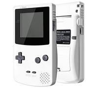 Upgraded eXtremeRate White Replacement Shell Full Housing Cover with Buttons for Gameboy Color - Fit for GBC OSD IPS & Regular IPS & Standard LCD