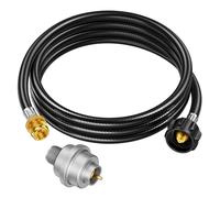 Upgraded F273699 Propane Fuel Filter with 6FT Hose for Buddy Heater, QCC1/Type1 Adapter Connect 5-40 Lb Propane Tanks, Buddy Heater 20lb Tank Detachable Adapter Replaces F276163 F273704 F273701, CSA