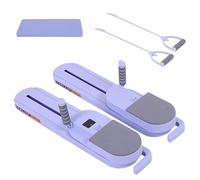 Upgraded Foldable Pilates Reformer Machine - Portable Pilates Board for Women, Core & Abs Trainer, Multifunctional Home Fitness Equipment (Purple)