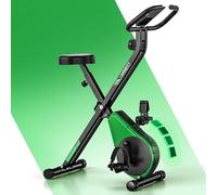 Upgraded Folding Exercise Bike with 16-Level Adjustable Magnetic Resistance, 330LBS Quiet Foldable Indoor Cycling Bike, Fitness Stationary Bike with LCD Display & Large Comfortable Seat Cushion