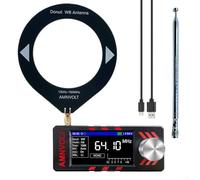 Upgraded For mini SI4732 For DSP Radio Receiver with S3 Control for HF SW VHF Bands USB LSB AM FM Modes and Built-in Hi-Z Circuit (black)