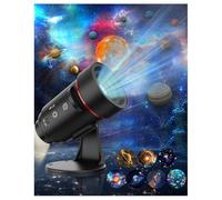 Upgraded Galaxy Projector With Wall Lamp, 7PCS HD Film Discs Night Light for Kids, Brighter and Wider Projection Wall Light, Planetarium Projector for Corridor Bedroom Ceiling Room Decor