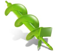 Upgraded Garden Auger Drill Bit 4 x 16”,Double Blade Heavy Duty Garden Auger Bit,3/8" Hex Drive Drill, for Planting Bulb & Bedding Plant Augers