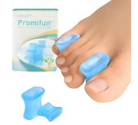 Upgraded Gel Toe Separators - 12-Pack Bunion Pads - Toe Spacers for Straightening Overlapping Toes, Bunions, Calluses - Soft Silicone Bunion Corrector for Men and Women(6M+6S)