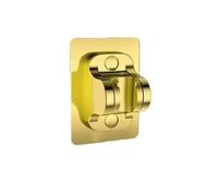 Upgraded Gold Big Panel Large Flow Shower Head Multi Function Adjustable(Gold Holder)