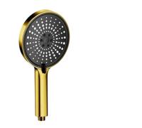 Upgraded Gold Big Panel Large Flow Shower Head Multi Function Adjustable(Gold Shower A)