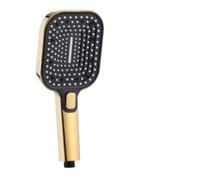 Upgraded Gold Big Panel Large Flow Shower Head Multi Function Adjustable(Gold Shower F)