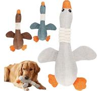 Upgraded Goose Indestructible Dog Toys for Aggressive Chewers Small Medium Large Breed, Duck Interactive Dog Puppy Toys, Durable Cloth Interactive Play for Puppy Training and Pet Entertainment