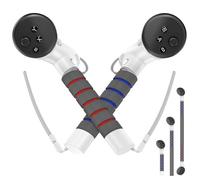 Upgraded Gorilla Tag Long Arms Compatible with Meta Quest 3S/Quest 3 Controller, 3 in 1 VR Sticks Extension Grips, Golf Club Attachment, Beat Saber Handles for Oculus Quest 3/3s/Pro/Rift S Accessories