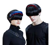 Upgraded H2 Electric Scalp Massager for Head Massage with Heating-10 Vibrating Contact, for Hair Growth and Deep Relaxation, Stress Relief & Hair Stimulation- Hairband Design (Black)