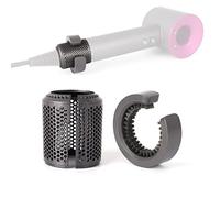 Upgraded Hair Dryer Filter Replacement for Dyson Supersonic Hair Dryer Outer Filter Compatible with HD01 HD03 HD08 Models, Repair Accessories with Filter Cleaning Brush(Metallic Gray)